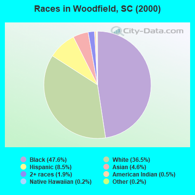Races in Woodfield, SC (2000)