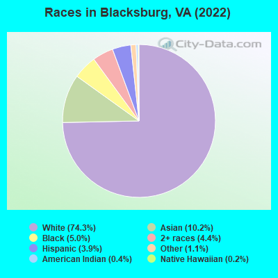 Races in Blacksburg, VA (2019)