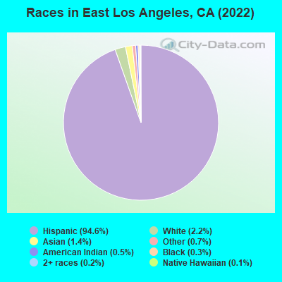 Races in East Los Angeles, CA (2021)