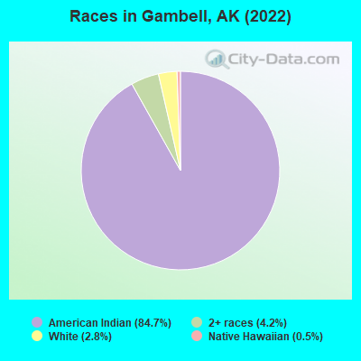 Races in Gambell, AK (2022)