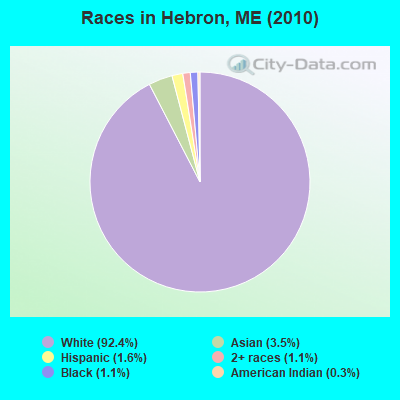 Races in Hebron, ME (2010)