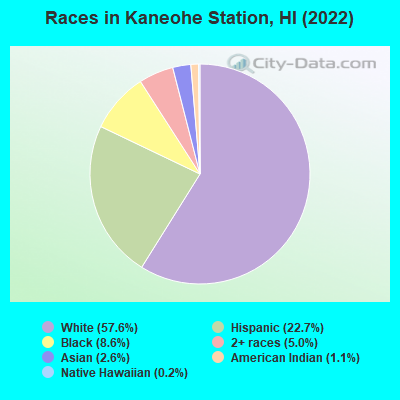 Races in Kaneohe Station, HI (2022)