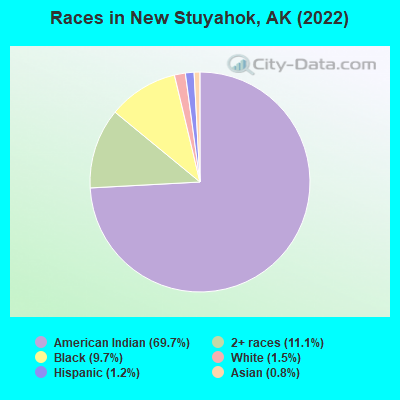Races in New Stuyahok, AK (2019)