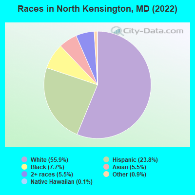 Races in North Kensington, MD (2019)