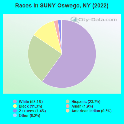Races in SUNY Oswego, NY (2022)
