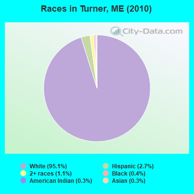 Races in Turner, ME (2010)