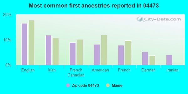 Most common first ancestries reported in 04473