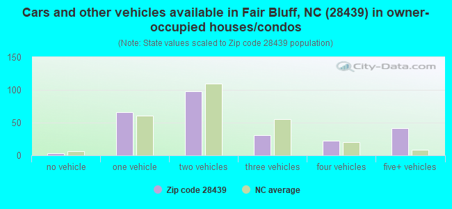 Cars and other vehicles available in Fair Bluff, NC (28439) in owner-occupied houses/condos