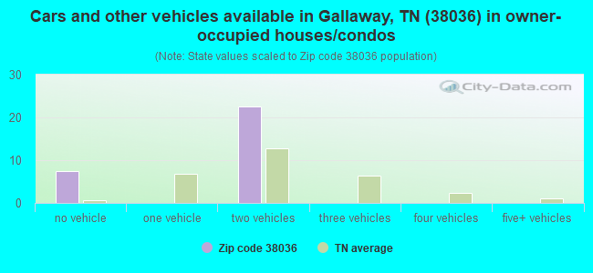 Cars and other vehicles available in Gallaway, TN (38036) in owner-occupied houses/condos