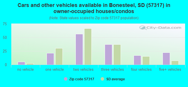 Cars and other vehicles available in Bonesteel, SD (57317) in owner-occupied houses/condos