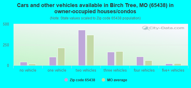 Cars and other vehicles available in Birch Tree, MO (65438) in owner-occupied houses/condos