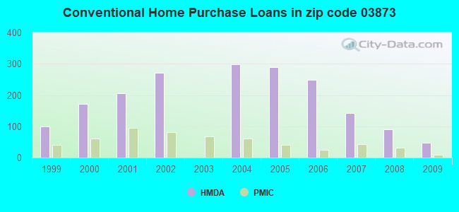 Conventional Home Purchase Loans in zip code 03873