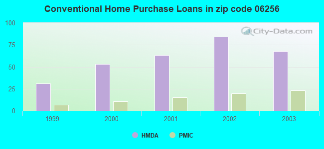 Conventional Home Purchase Loans in zip code 06256