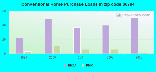 Conventional Home Purchase Loans in zip code 06794