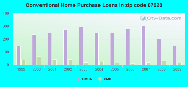Conventional Home Purchase Loans in zip code 07028