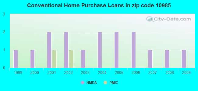 Conventional Home Purchase Loans in zip code 10985