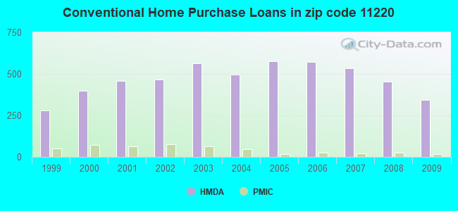 Conventional Home Purchase Loans in zip code 11220