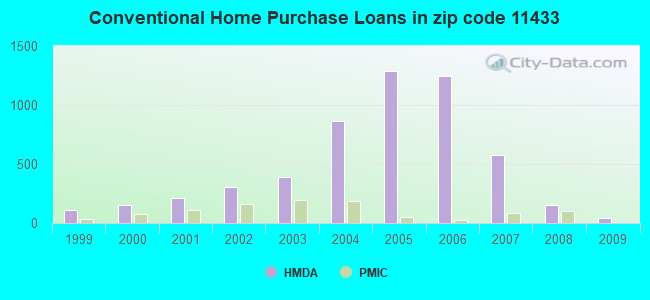Conventional Home Purchase Loans in zip code 11433