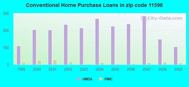 Conventional Home Purchase Loans in zip code 11596