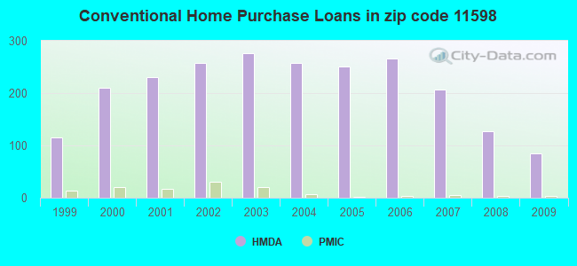 Conventional Home Purchase Loans in zip code 11598
