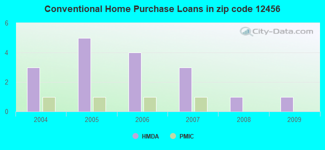 Conventional Home Purchase Loans in zip code 12456