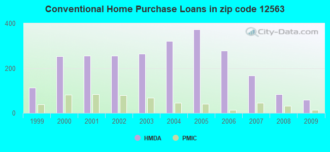 Conventional Home Purchase Loans in zip code 12563