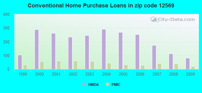 Conventional Home Purchase Loans in zip code 12569