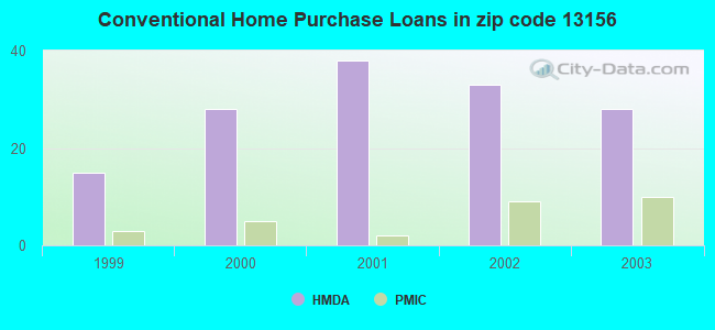 Conventional Home Purchase Loans in zip code 13156