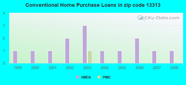 Conventional Home Purchase Loans in zip code 13313