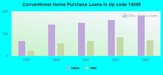 Conventional Home Purchase Loans in zip code 14048