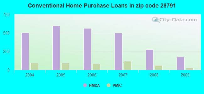 Conventional Home Purchase Loans in zip code 28791