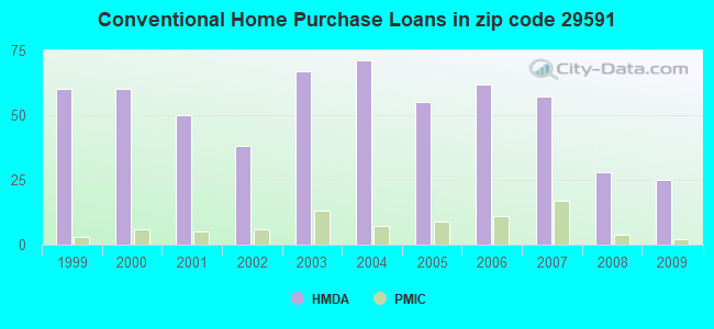 Conventional Home Purchase Loans in zip code 29591