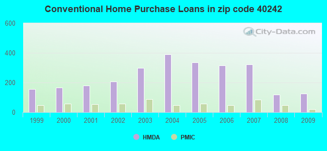 Conventional Home Purchase Loans in zip code 40242