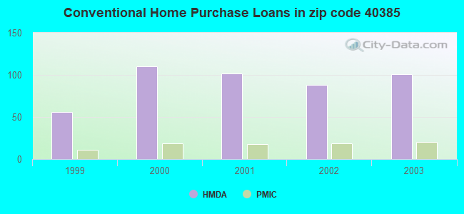 Conventional Home Purchase Loans in zip code 40385
