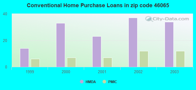 Conventional Home Purchase Loans in zip code 46065