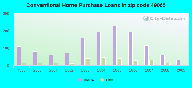 Conventional Home Purchase Loans in zip code 49065