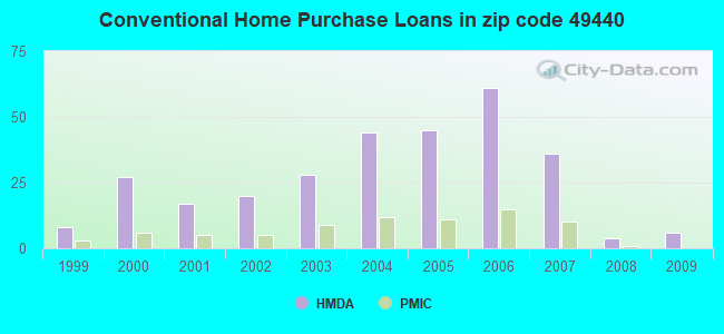Conventional Home Purchase Loans in zip code 49440
