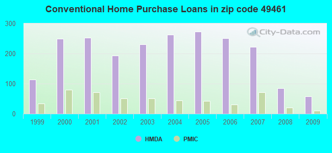 Conventional Home Purchase Loans in zip code 49461