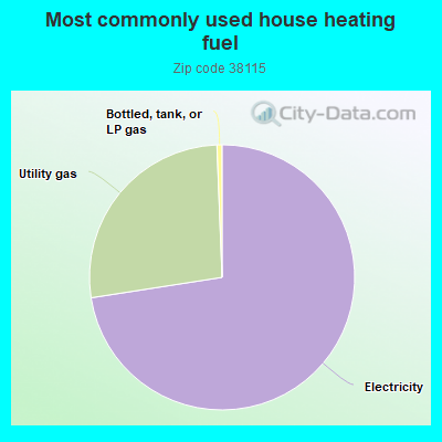 Most commonly used house heating fuel