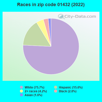 Races in zip code 01432 (2019)