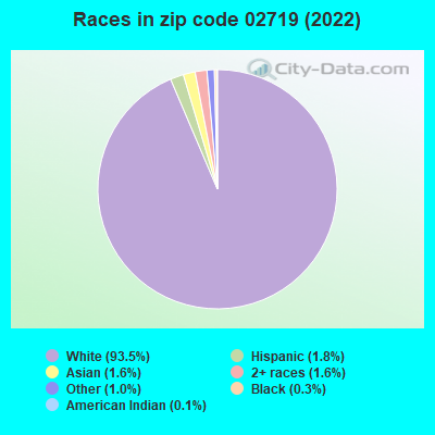 Races in zip code 02719 (2019)