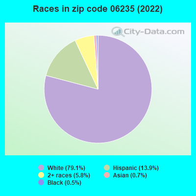 Races in zip code 06235 (2019)