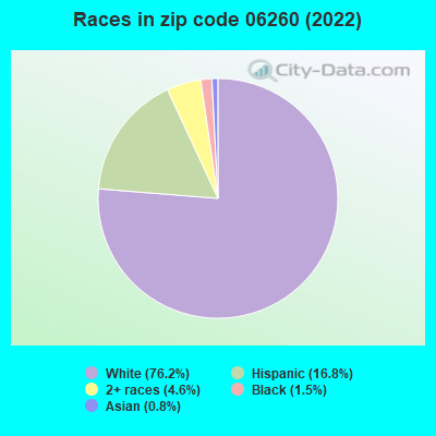Races in zip code 06260 (2019)