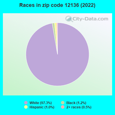 Races in zip code 12136 (2022)