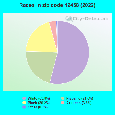 Races in zip code 12458 (2022)