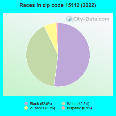 Races in zip code 15112 (2022)
