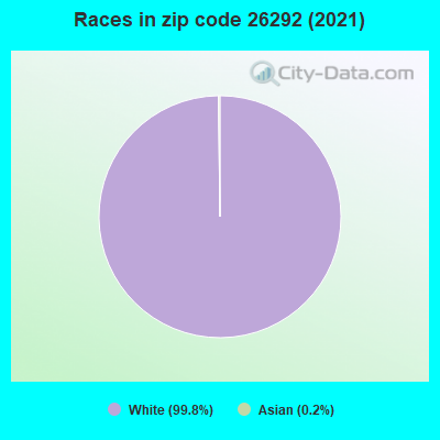 Races in zip code 26292 (2019)