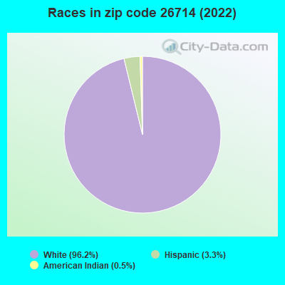Races in zip code 26714 (2022)