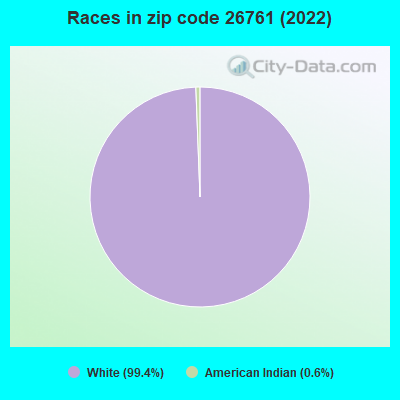 Races in zip code 26761 (2022)