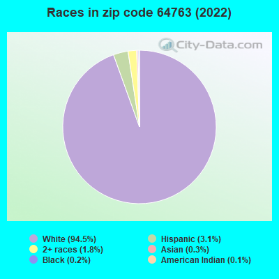 Races in zip code 64763 (2021)